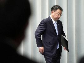 Japan's top gov't spokesman Matsuno