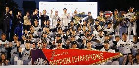 Baseball: Orix Buffaloes victory parade