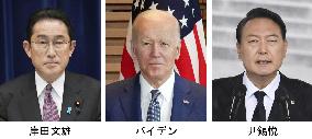 Japan, U.S., S. Korea arranging trilateral talks