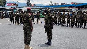 DR CONGO-GOMA-CLASHES-KENYAN ARMY