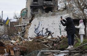 Artwork in war-torn Ukraine