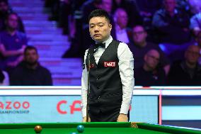 (SP)BRITAIN-YORK-SNOOKER-UK CHAMPIONSHIP-ROUND 1