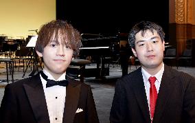 Japanese pianists Kamei, Shigemori