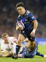Rugby: England-Japan test match