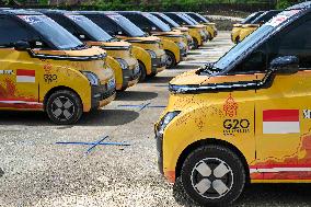 INDONESIA-BALI-G20-WULING-NEW ENERGY VEHICLES