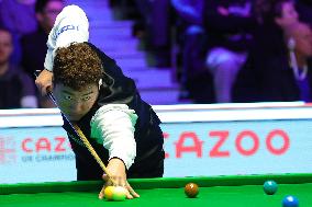 (SP)BRITAIN-YORK-SNOOKER-UK CHAMPIONSHIP-ROUND 1