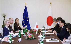 Japan PM Kishida in Indonesia