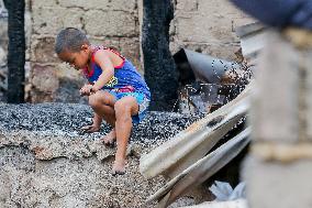 PHILIPPINES-NAVOTAS CITY-FIRE-AFTERMATH