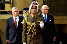 JORDAN-AMMAN-SWEDEN-KING-VISIT