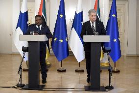 Mozambican President Filipe Nyusi visits Finland
