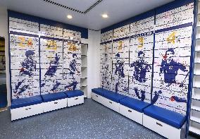 Football: Samurai Japan locker room