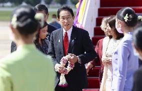 Japan PM Kishida in Bangkok for APEC summit