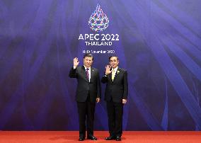 THAILAND-BANGKOK-XI JINPING-APEC-THAI PM