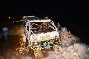 PAKISTAN-SEHWAN-ROAD ACCIDENT