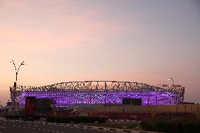 (SP)QATAR-DOHA-FOOTBALL-STADIUM-PREPARATION