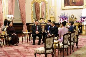 THAILAND-BANGKOK-XI JINPING-THAI KING-MEETING