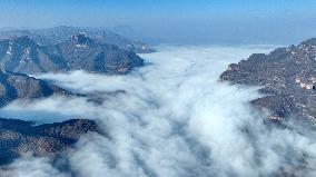 CHINA-HEBEI-TAIHANG MOUNTAINS-SCENERY-CLOUDS (CN)