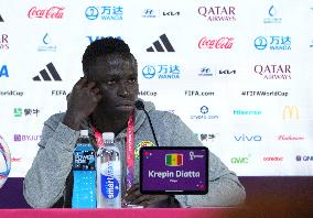 (SP)QATAR-DOHA-FOOTBALL-FIFA WORLD CUP-GROUP A-SEN VS NLD-PRESS CONFERENCE