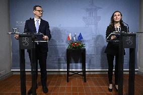 Polish PM Mateusz Morawiecki visits Finland