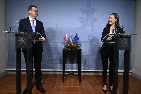 Polish PM Mateusz Morawiecki visits Finland