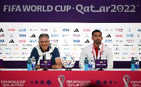 (SP)QATAR-DOHA-FOOTBALL-FIFA WORLD CUP-GROUP B-IRN VS ENG-PRESS CONFERENCE