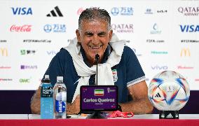 (SP)QATAR-DOHA-FOOTBALL-FIFA WORLD CUP-GROUP B-IRN VS ENG-PRESS CONFERENCE