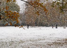 GERMANY-BERLIN-SNOW SCENERY