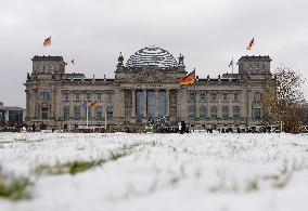 GERMANY-BERLIN-SNOW SCENERY