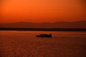 INDIA-ASSAM-NAGAON-SUNSET
