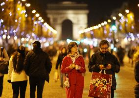 FRANCE-PARIS-CHRISTMAS SEASON LIGHTING-ENERGY SAVING
