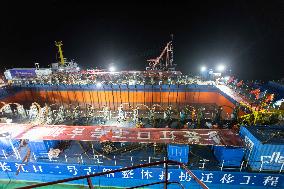 CHINA-SHANGHAI-ANCIENT SHIPWRECK-SALVAGE  (CN)