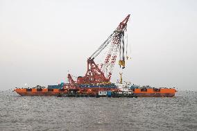 CHINA-SHANGHAI-ANCIENT SHIPWRECK-SALVAGE  (CN)