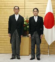 Japan's new internal affairs minister Matsumoto