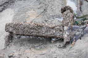CHINA-SHANGHAI-ANCIENT SHIPWRECK-SALVAGE  (CN)
