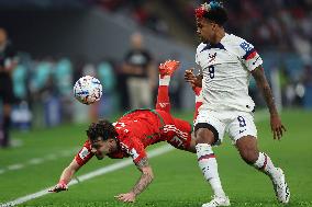 (SP)QATAR-AL RAYYAN-FOOTBALL-2022 WORLD CUP-GROUP B-USA VS WAL