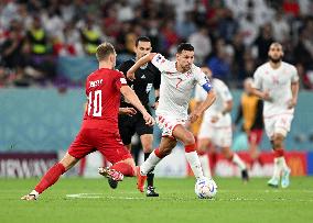(SP)QATAR-AL RAYYAN-2022 WORLD CUP-GROUP D-DEN VS TUN