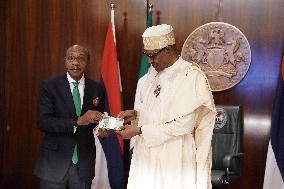 NIGERIA-ABUJA-RE-REDESIGNED BANKNOTES-LAUNCH