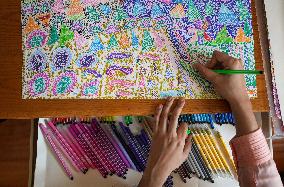 CHINA-TIANJIN-INDIAN ARTIST-GURMEHAR SINGH (CN)