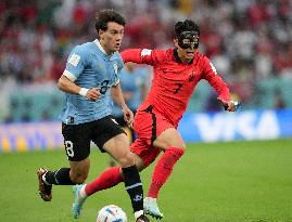 (SP)QATAR-AL RAYYAN-2022 WORLD CUP-GROUP H-URU VS KOR