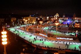 RUSSIA-MOSCOW-ICE RINK-OPENING