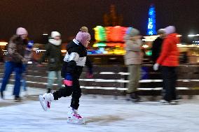 RUSSIA-MOSCOW-ICE RINK-OPENING