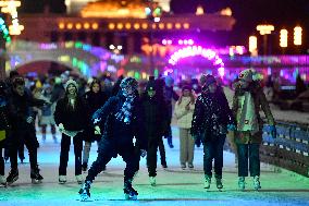 RUSSIA-MOSCOW-ICE RINK-OPENING