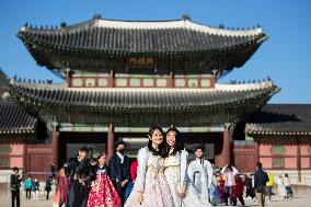 SOUTH KOREA-SEOUL-GYEONGBOKGUNG PALACE
