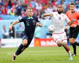 (SP)QATAR-AL WAKRAH-2022 WORLD CUP-GROUP D-TUN VS AUS