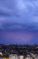 AUSTRALIA-SYDNEY-WEATHER-LIGHTNING
