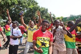 (SP)GHANA-ACCRA-WORLD CUP-CELEBRATION