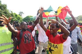 (SP)GHANA-ACCRA-WORLD CUP-CELEBRATION