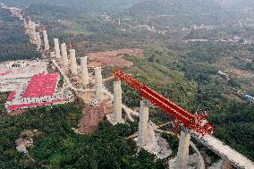 CHINA-CHONGQING-HIGH-SPEED RAILWAY-CONSTRUCTION (CN)