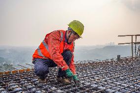 CHINA-CHONGQING-HIGH-SPEED RAILWAY-CONSTRUCTION (CN)