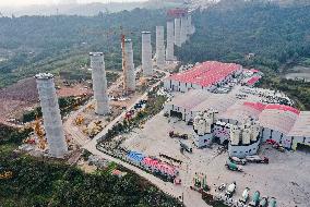 CHINA-CHONGQING-HIGH-SPEED RAILWAY-CONSTRUCTION (CN)